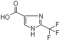 structure of CAS# 78016-98-5, 2-Trifluoromethylimidazole-4-carboxylic acid