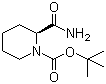 N-Boc-L-2-piperidinecarboxamide molecular structure (CAS 78058-41-0)