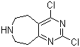 structure of CAS# 781612-89-3, 2,4-Dichloro-6,7,8,9-tetrahydro-5H-pyrimido[5,4-d]azepine