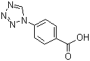 结构式 CAS# 78190-05-3, 4-(1H-四氮唑-1-基)苯甲酸