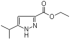 结构式 CAS# 78208-72-7, 5-异丙基-1H-吡唑-3-羧酸乙酯