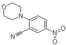 结构式 CAS# 78252-11-6, 2-(4-吗啉基)-5-硝基苯甲腈