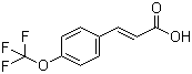 structure of CAS# 783-13-1, 3-[4-(Trifluoromethoxy)phenyl]acrylic acid;4-(Trifluoromethoxy)cinnamic acid