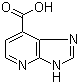 结构式 CAS# 78316-08-2, 3H-咪唑并[4,5-b]吡啶-7-甲酸