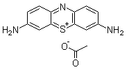structure of CAS# 78338-22-4, Thionin acetate;3,7-Diaminophenothiazin-5-ium acetate; Thionine acetate
