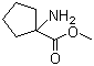 结构式 CAS# 78388-61-1, 1-氨基-1-环戊烷甲酸甲酯