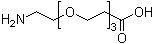 结构式 CAS# 784105-33-5, 3-[2-[2-(2-氨基乙氧基)乙氧基]乙氧基]丙酸
