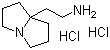 结构式 CAS# 78449-85-1, 四氢-1H-吡咯里嗪-7a(5H)-乙胺二盐酸盐; 四氢-1H-吡咯并吡咯烷-7a(5H)-乙胺二盐酸盐; 四氢-1H-双稠吡咯啶-7a(5H)-乙胺二盐酸盐