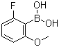 structure of CAS# 78495-63-3, 2-Fluoro-6-methoxyphenylboronic acid;(2-Fluoro-6-methoxyphenyl)boronic acid