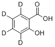 结构式 CAS# 78646-17-0, 水杨酸-d4