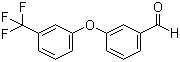 结构式 CAS# 78725-46-9, 3-(3-三氟甲基苯氧基)苯甲醛