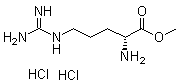 结构式 CAS# 78851-84-0, D-精氨酸甲酯二盐酸盐