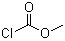 Methyl chloroformate molecular structure (CAS 79-22-1)