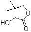 structure of CAS# 79-50-5, DL-Pantolactone;(+/-)-Dihydro-3-hydroxy-4,4-dimethylfuran-2(3H)-one; DL-alpha-Hydroxy-beta,beta-dimethyl-gamma-butyrolactone; DL-(-)-Pantoyl lactone
