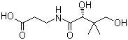 D-Pantothenic acid molecular structure (CAS 79-83-4)