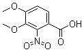 3,4-Dimethoxy-2-nitrobenzoic acid molecular structure (CAS 79025-28-8)