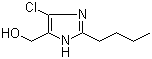 结构式 CAS# 79047-41-9, 2-丁基-4-氯咪唑-5-甲醇
