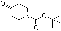 N-(tert-Butoxycarbonyl)-4-piperidone molecular structure (CAS 79099-07-3)