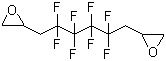 结构式 CAS# 791-22-0, 1,4-二(2',3'-环氧丙基)全氟丁烷