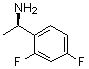 structure of CAS# 791098-84-5, (alphaR)-2,4-Difluoro-alpha-methylbenzenemethanamine;(1R)-1-(2,4-Difluorophenyl)ethanamine; [(R)-1-(2,4-Difluorophenyl)ethyl]amine