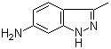 结构式 CAS# 79173-62-9, 3-甲基-1H-吲唑-6-胺