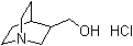 3-(Hydroxymethyl)quinuclidine hydrochloride molecular structure (CAS 79221-75-3)