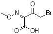 (Z)-4-溴-3-氧代-2-甲氧基亚胺丁酸分子结构 (CAS 79232-66-9)