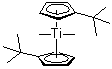 structure of CAS# 79376-38-8, Dimethylbis(tert-butylcyclopentadienyl)titanium;Bis(eta5-tert-butylcyclopentadienyl)dimethyltitanium