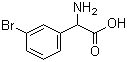 2-Amino-2-(3-bromophenyl)acetic acid molecular structure (CAS 79422-73-4)