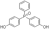 Bis(4-hydroxyphenyl)phenylphosphine oxide molecular structure (CAS 795-43-7)