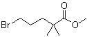5-Bromo-2,2-dimethylpentanoic acid methyl ester molecular structure (CAS 79520-52-8)