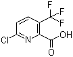 6-Chloro-3-(trifluoromethyl)pyridine-2-carboxylic acid molecular structure (CAS 796090-24-9)