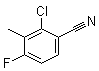 结构式 CAS# 796600-15-2, 2-氯-4-氟-3-甲基苯甲腈