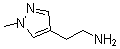 1-Methyl-1H-pyrazole-4-ethanamine molecular structure (CAS 796845-58-4)