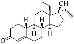 左炔诺孕酮分子结构 (CAS 797-63-7)