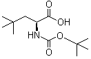 structure of CAS# 79777-82-5, N-(tert-Butoxycarbonyl)-L-neopentylglycine;N-[(1,1-Dimethylethoxy)carbonyl]-4-methyl-L-leucine