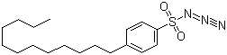 structure of CAS# 79791-38-1, Dodecylbenzenesulfonyl azide ;4-Dodecylbenzensulfonyl azide