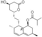 2-Methylpropanoic acid (1S,3R,7S,8S,8aR)-1,2,3,7,8,8a-hexahydro-3,7-dimethyl-8-[2-[(2R,4R)-tetrahydro-4-hydroxy-6-oxo-2H-pyran-2-yl]ethyl]-1-naphthalenyl ester molecular structure (CAS 79902-42-4)