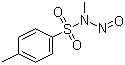 structure of CAS# 80-11-5, N-Methyl-N-nitrosotoluene-4-sulphonamide;N-Methyl-N-(p-tolylsulfonyl)nitrosamide; Diazald; p-Tolylsulfomethylnitrosamide