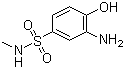 结构式 CAS# 80-23-9, 2-氨基苯酚-4-磺酰甲胺