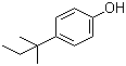 structure of CAS# 80-46-6, 4-tert-Amylphenol;1-Hydroxy-4(2-methyl-2-butyl)benzene; p-(1,1-Dimethylpropyl)phenol
