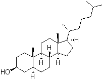 Dihydrocholesterol molecular structure (CAS 80-97-7)