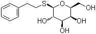 Phenylethyl beta-D-thiogalactopyranoside  molecular structure (CAS 800376-82-3)