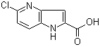 5-Chloro-1H-pyrrolo[3,2-b]pyridine-2-carboxylic acid molecular structure (CAS 800401-63-2)