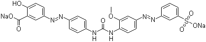 结构式 CAS# 8005-52-5, 直接黄 44