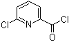结构式 CAS# 80099-98-5, 6-氯-2-吡啶甲酰氯