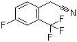 structure of CAS# 80141-94-2, 4-Fluoro-2-(trifluoromethyl)phenylacetonitrile;2-Trifluoromethyl-4-fluorobenzyl cyanide