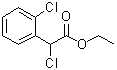 structure of CAS# 80173-43-9, Ethyl alpha,2-dichlorobenzeneacetate