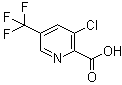 3-Chloro-5-(trifluoromethyl)-2-pyridinecarboxylic acid molecular structure (CAS 80194-68-9)