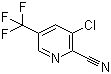 3-Chloro-5-trifluoromethylpyridine-2-carbonitrile molecular structure (CAS 80194-70-3)